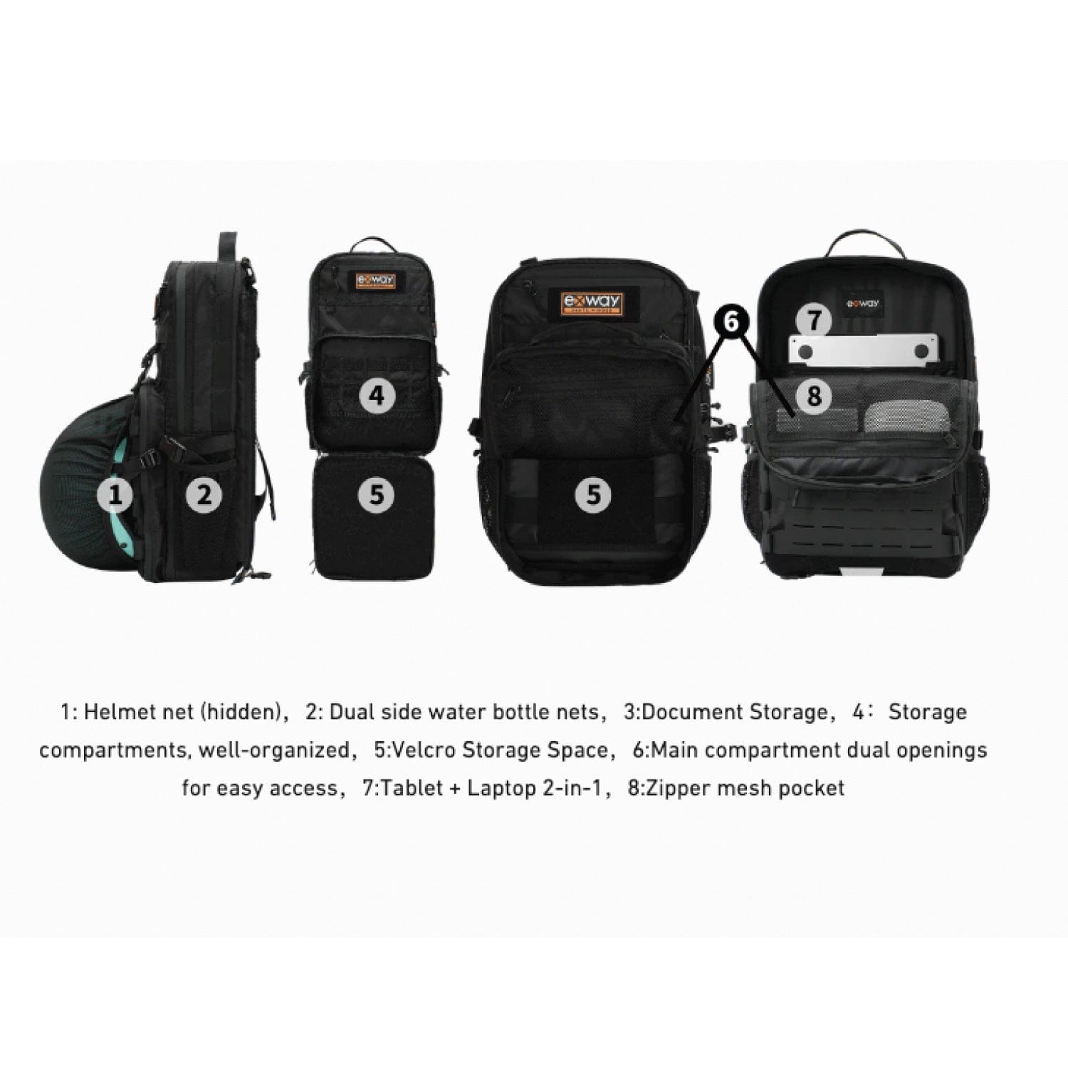 Skateboard Backpack + FREE SL-FX+ Bundle