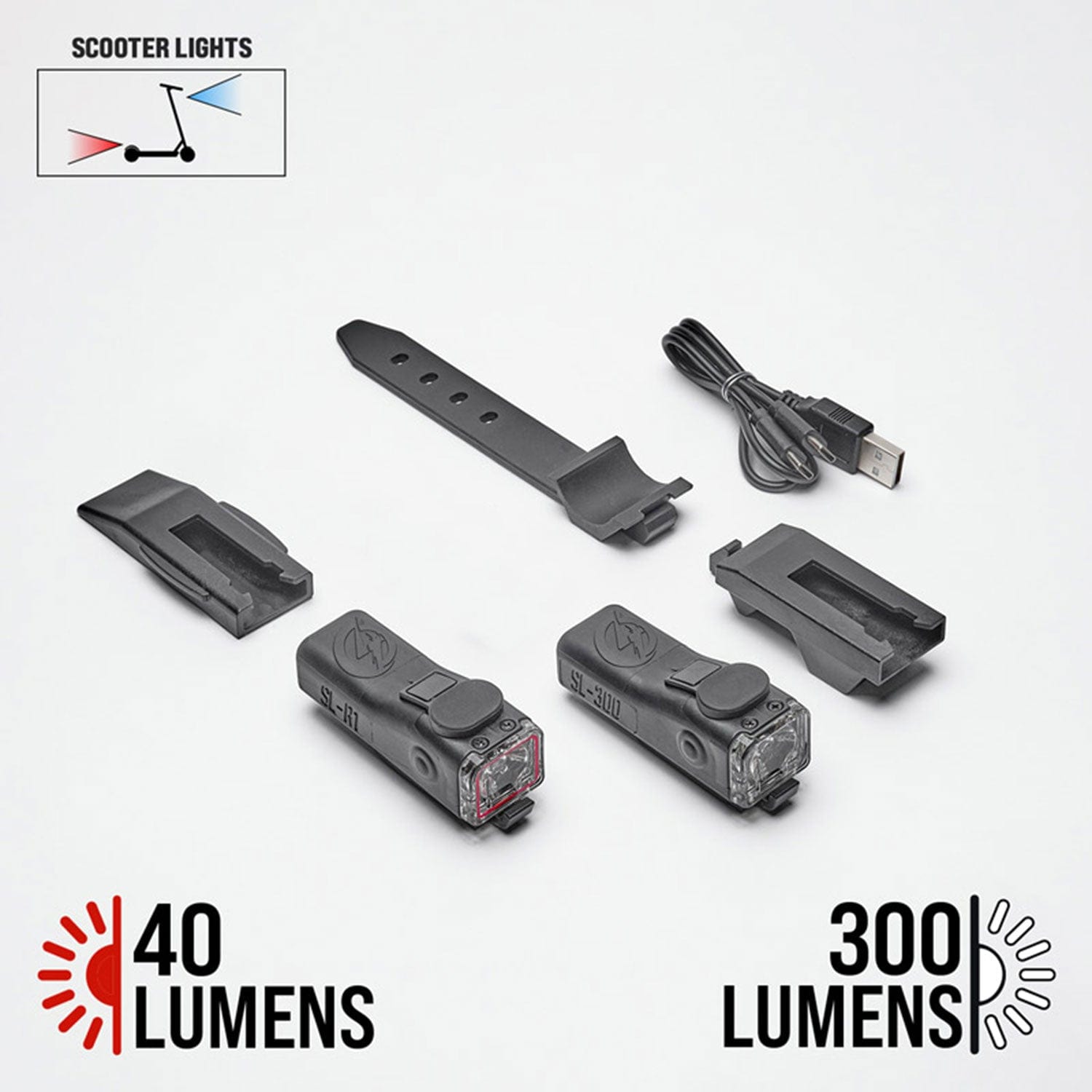 SL-300/R1 Scooter Combo Pack