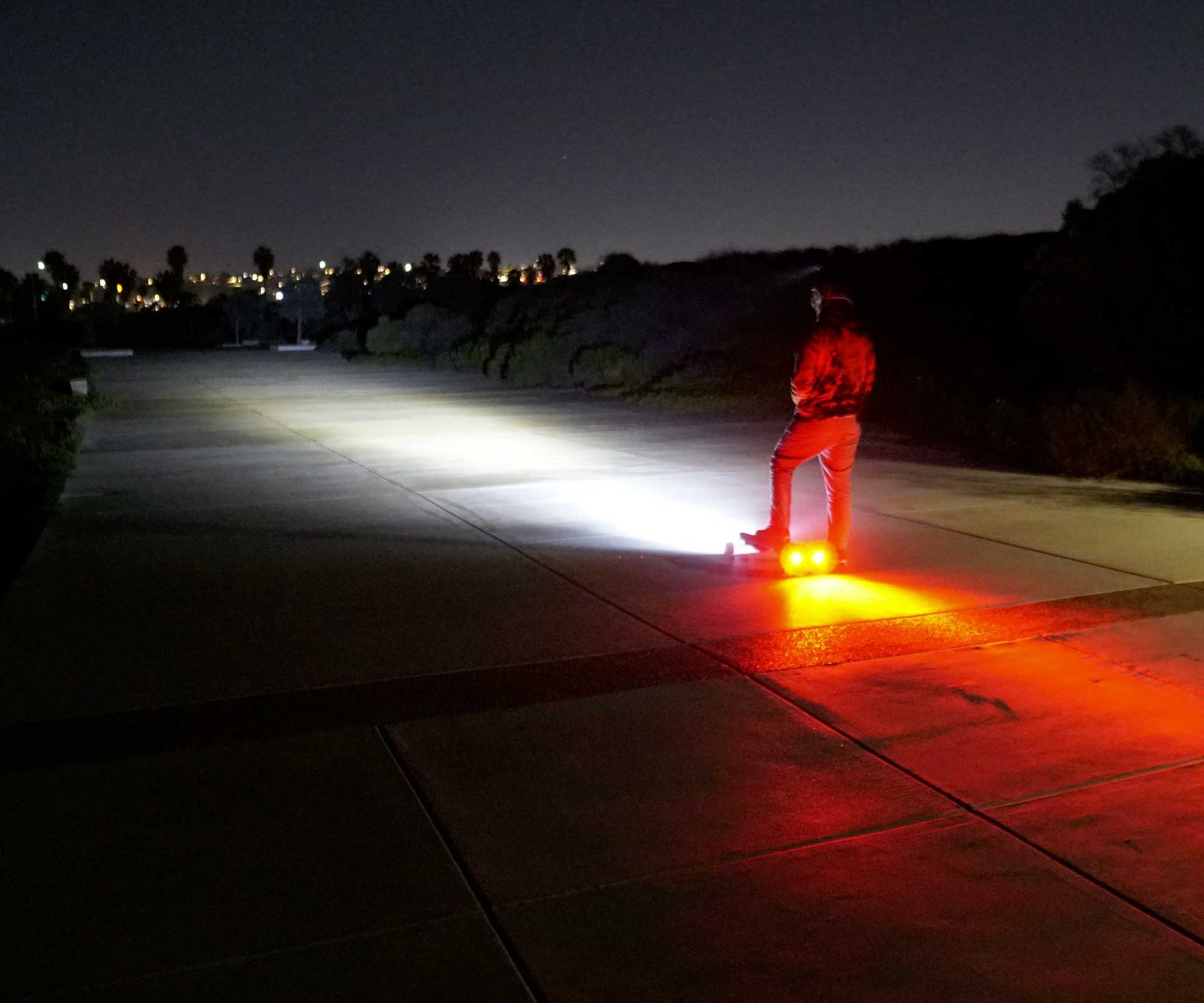 Skateboard Lights VS. Helmet Lights