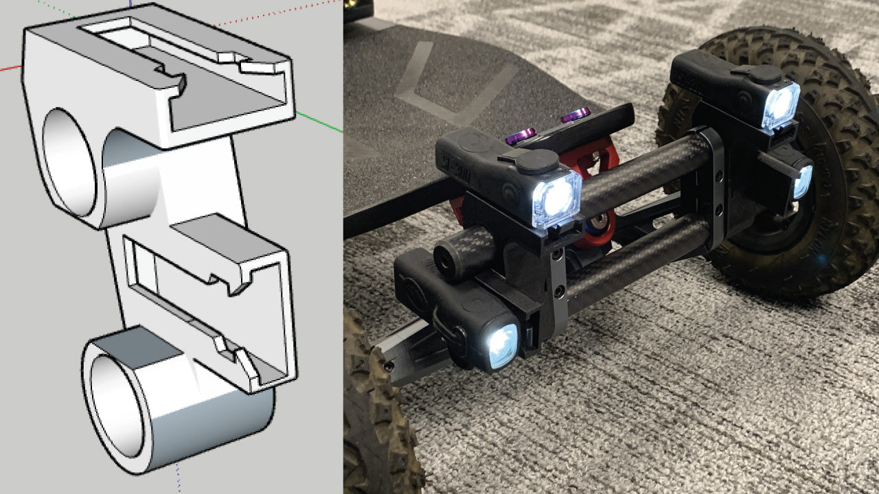 This Rider Created Custom Mounts for his Acedeck NYX-Z1